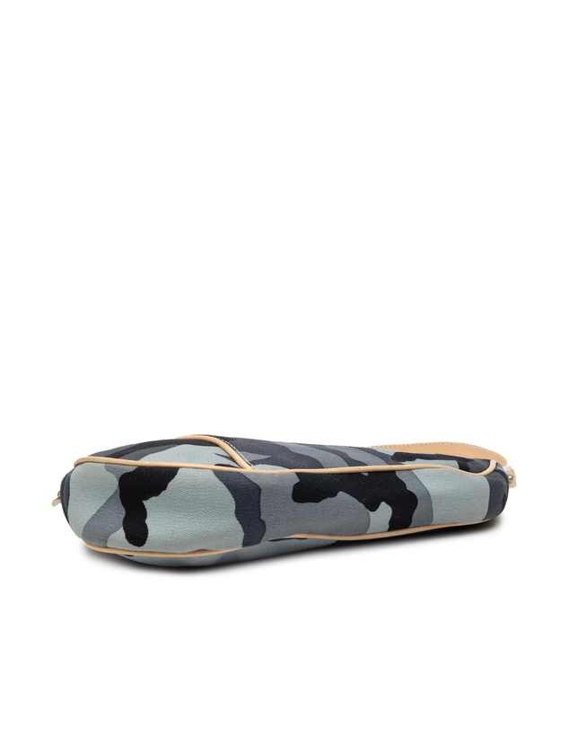 Pre-Loved by Azura Reborn - Pre-Loved Mini Canvas Camouflage Saddle Pochette