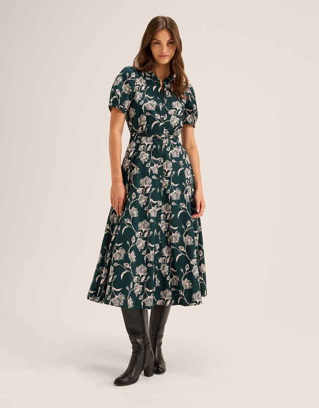 Review - Vinta Floral Shirt Dress