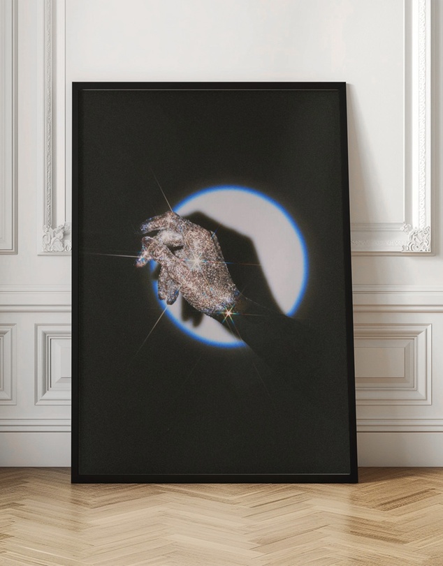 Olive et Oriel - Glitter Hand by Samantha Hearn Art Print