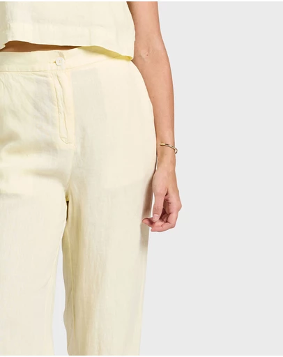 Academy Brand - Linen Relaxed Trouser