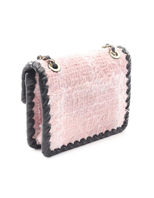 Pre-Loved by Azura Reborn - Pre-Loved Mini CC Tweed My Own Frame Flap Bag
