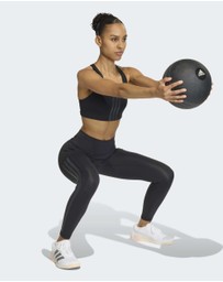 adidas Performance - Optime Workout 3-Stripes Medium Support Bra Womens