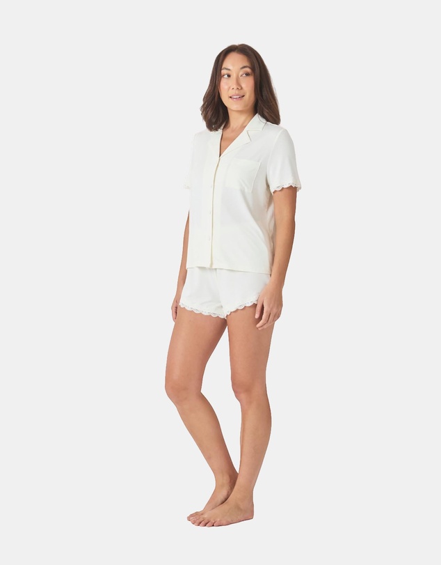 Gingerlilly - Joni Bamboo Short Set with Lace
