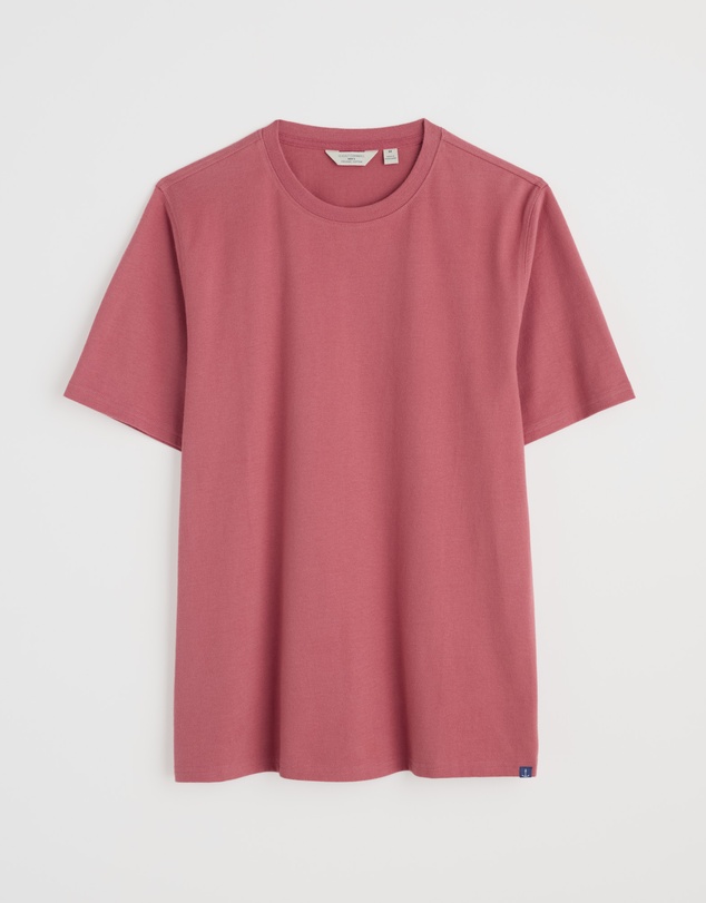 Seasalt - Seasalt Cornwall Pink Merthen Organic Cotton T-Shirt
