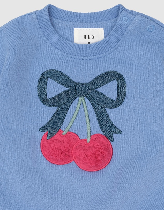 Huxbaby - Cherry Bow Sweatshirt - Babies-Kids