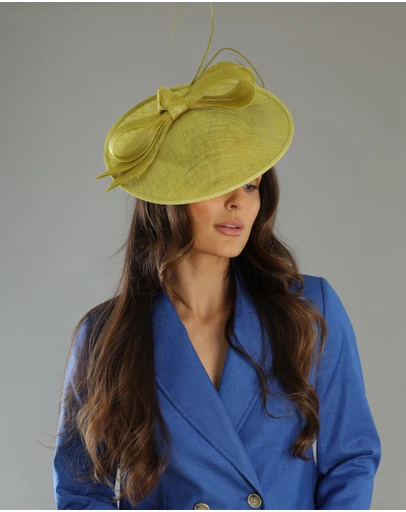 Morgan & Taylor - Haisley Fascinator in Lime Green