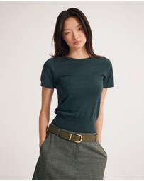 Oxford - Grace Short Sleeve Merino Knit