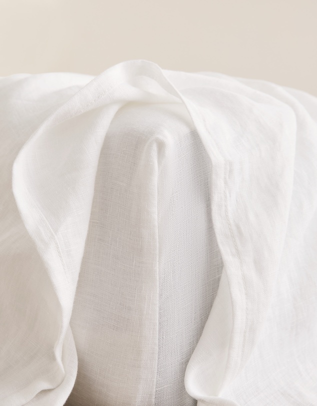 Country Road - Skye Linen Queen Flat Sheet