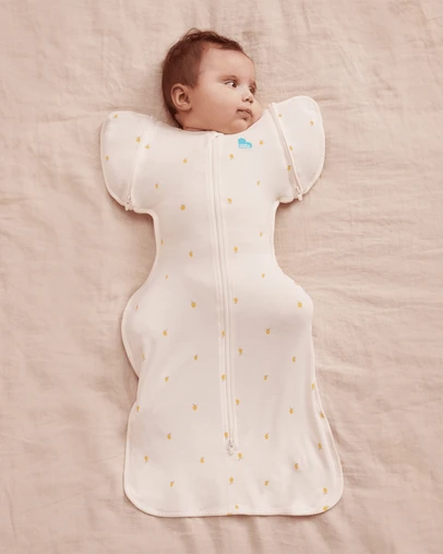 Love to Dream - Swaddle Up™ Transition Bag 1.0 TOG Viscose From Bamboo Lemons Cream
