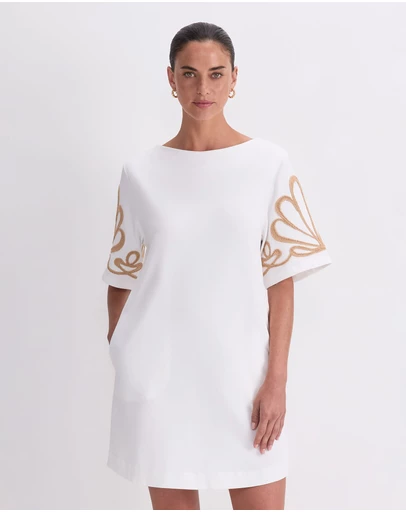 Sportscraft - Eliza Embroidery Mini Dress