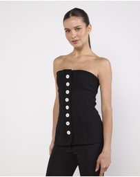 Cirkular - Pre-Loved - Christopher Esber Button Detail Bustier