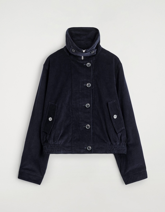 COS - Corduroy Funnel-Neck Jacket