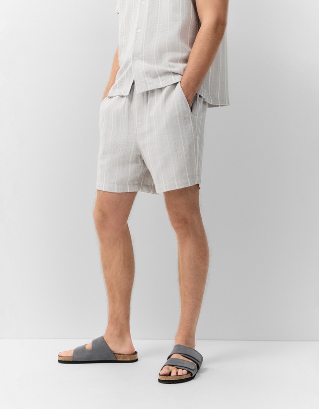 UNISON - Coast Jacquard Stripe Short
