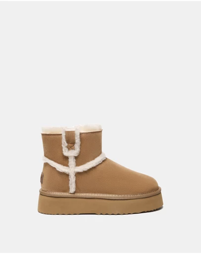 EVERAU - EverAU Ugg Schunck Platform Cow Suede Upper UGG Boots