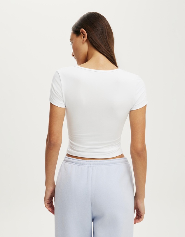 Cotton On Body Active - Ultra Soft Scoop Neck Fitted Tshirt
