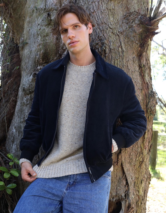 AERE - Wool Blend Relaxed Sweater