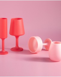 porter green - mecc | silicone unbreakable cocktail glasses