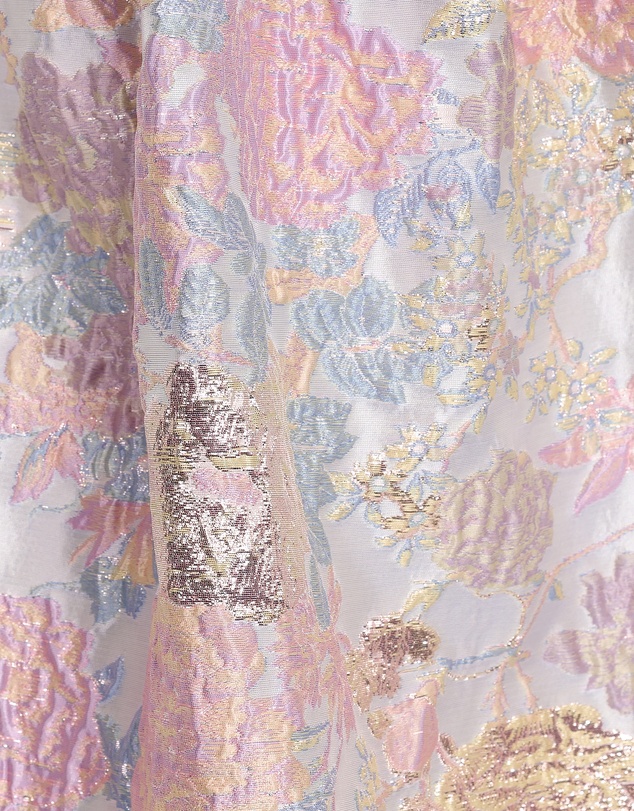 Petal & Pup - Betina Bow Front Maxi Dress - Pale Blue Floral