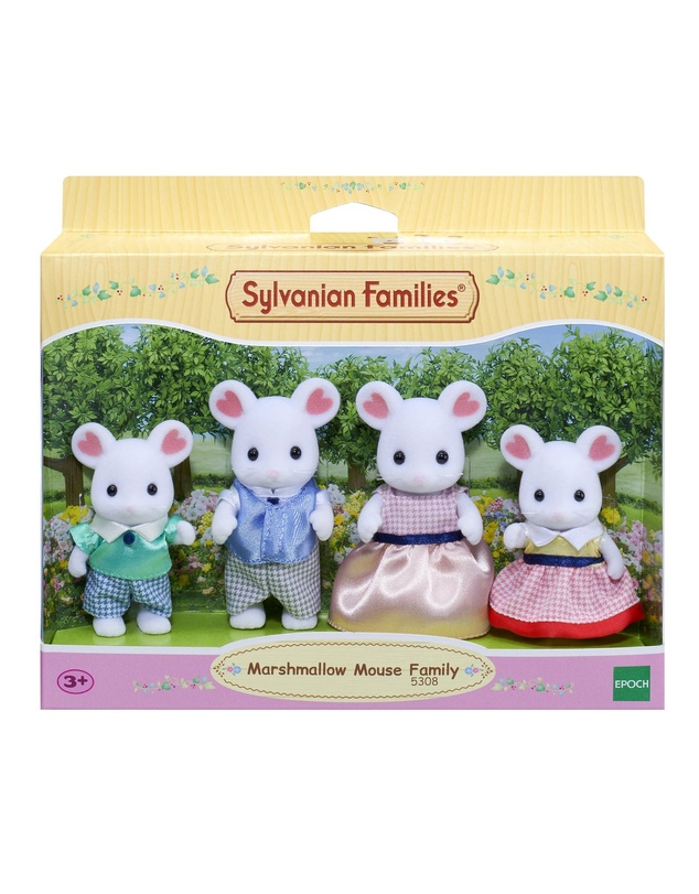 Sylvanian Families - Marshmallow Mouse Family