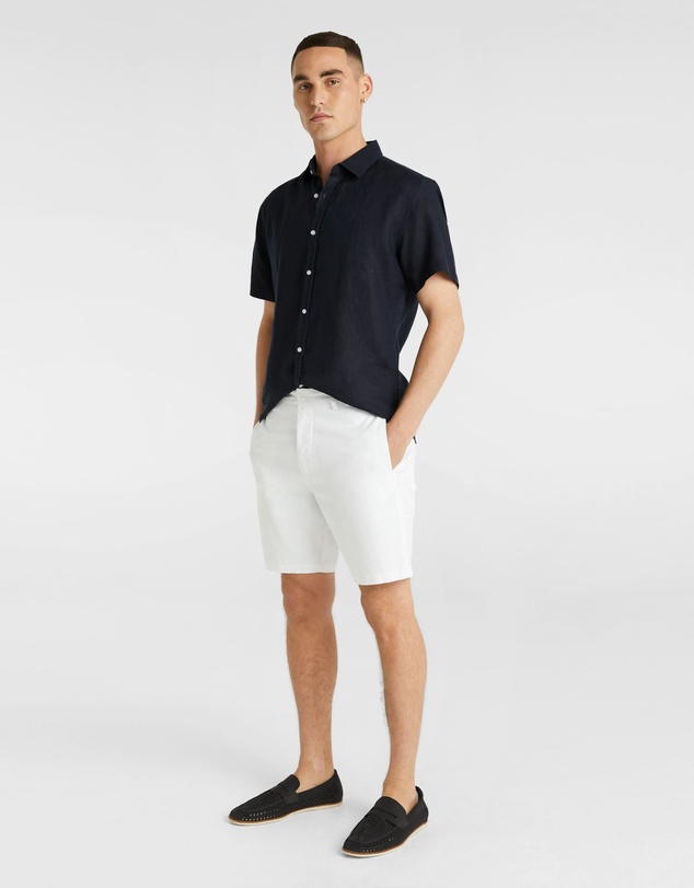 yd. - Lewis Pure Linen Shirt