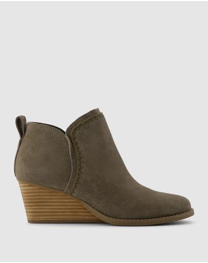 Canteen Green Suede