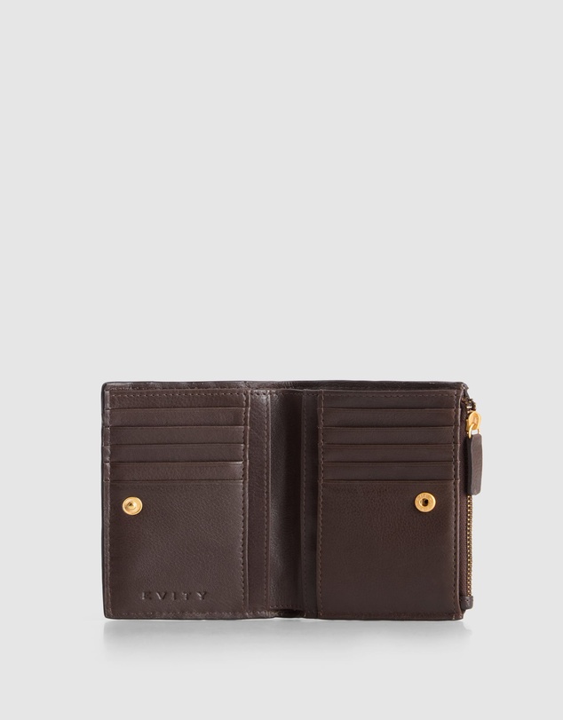 Evity - RFID Margo Leather Weave Wallet