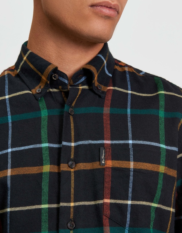 Ben Sherman - Oversized Brushed Check Shirt
