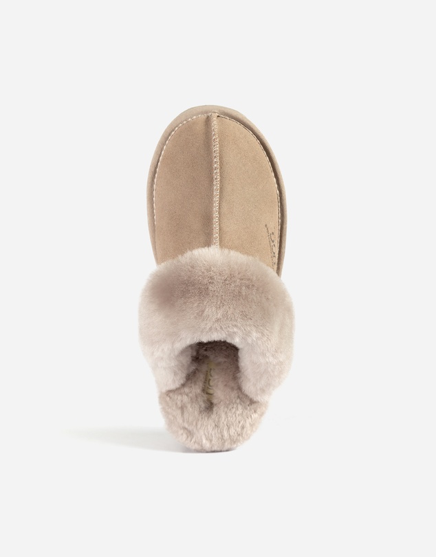Ozwear Connection Uggs - Ugg Slippers Premium Australia Sheepskin Unisex Scuffette Suede