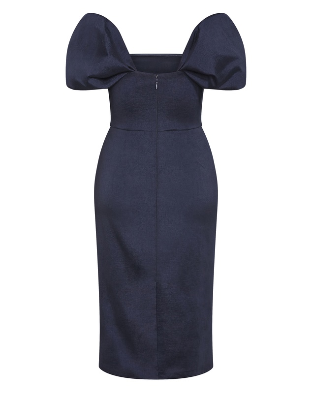 City Chic - Elyse Off Shoulder Midi Dress