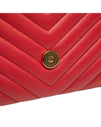 Pre-Loved by Azura Reborn - Pre-Loved Small Chevron Calfskin Monogram Envelope Bag