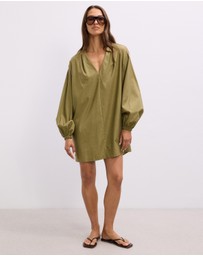 The Fated - Greer Puff Sleeve Mini Dress
