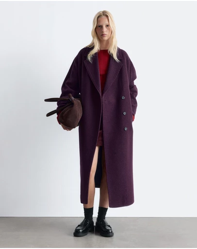 & Other Stories - Voluminous Belted Wool Coat