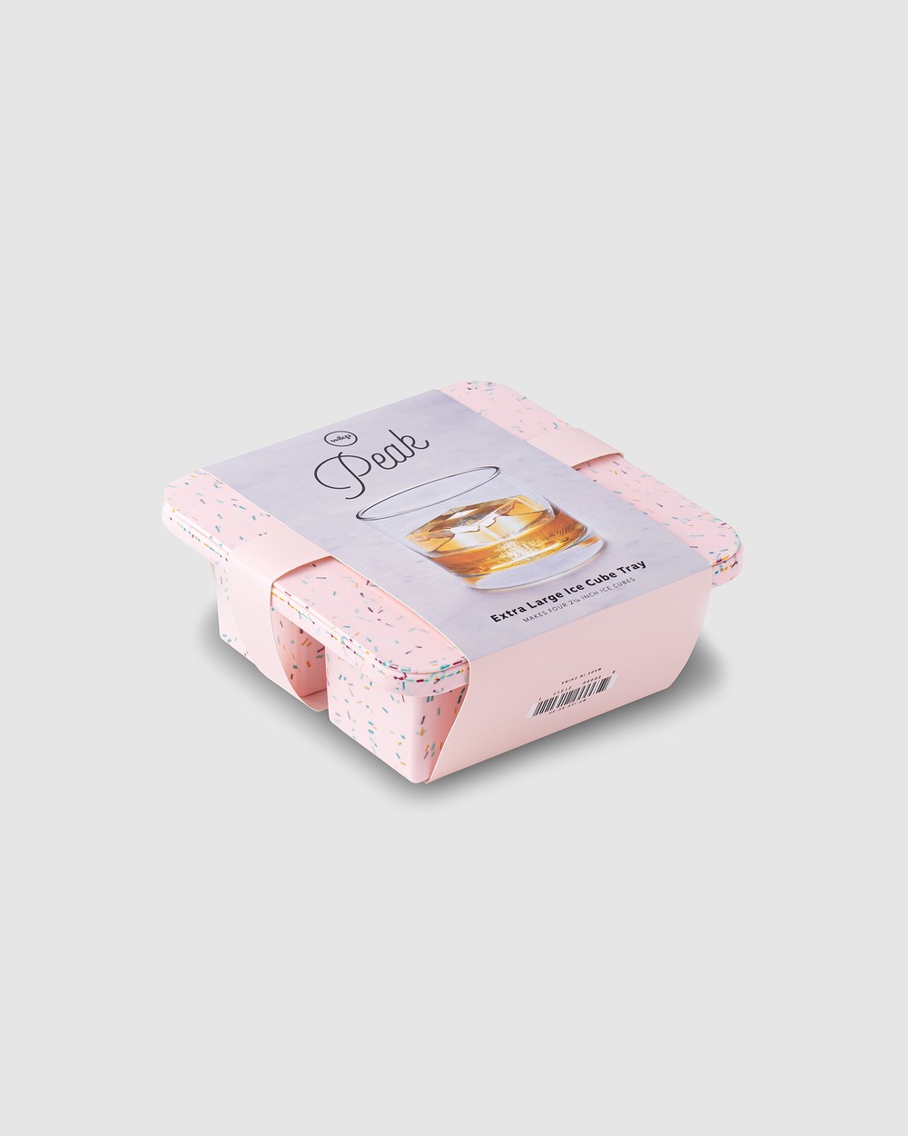 Peak - Ice Cube Tray Extra Large Speckled - Tools & Utensils (Pink) Ice Cube Tray Extra Large Speckled