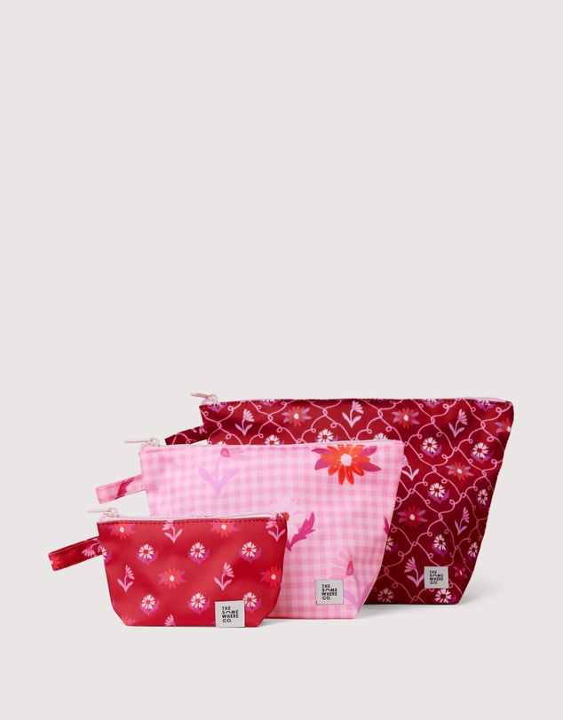 The Somewhere Co - Rosewood Handy Pouch Trio