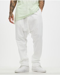 Surrounded By Ghosts - The Gismondine Linen Drawstring Pants