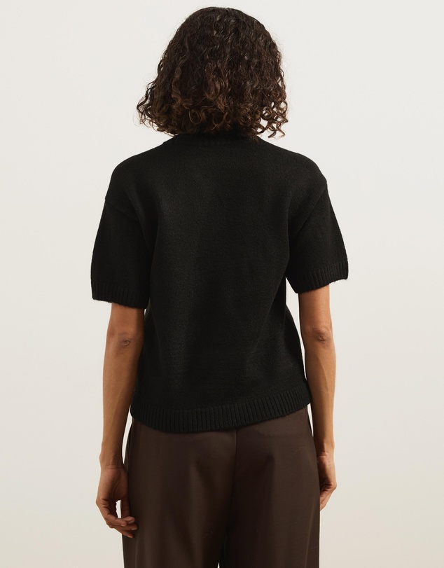 Atmos&Here - Ayla Knitted Boxy T-Shirt
