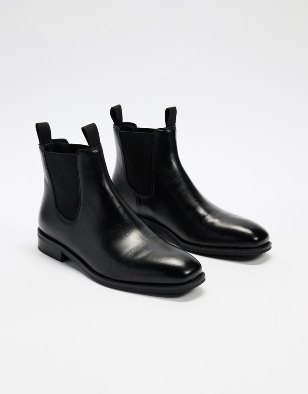 AERE - Mens Leather Chelsea Boots