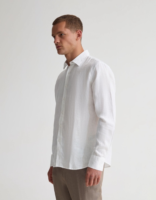Oxford - Cooper Ls Organic Linen Shirt