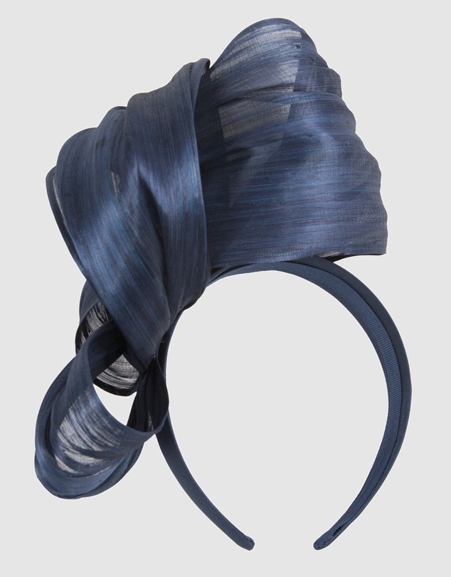 Fillies Collection - Bespoke Navy Bow Racing Fascinator
