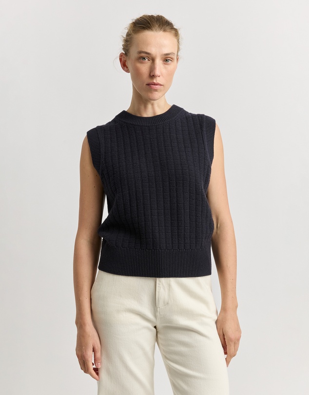 Toorallie - Grid Knit Vest