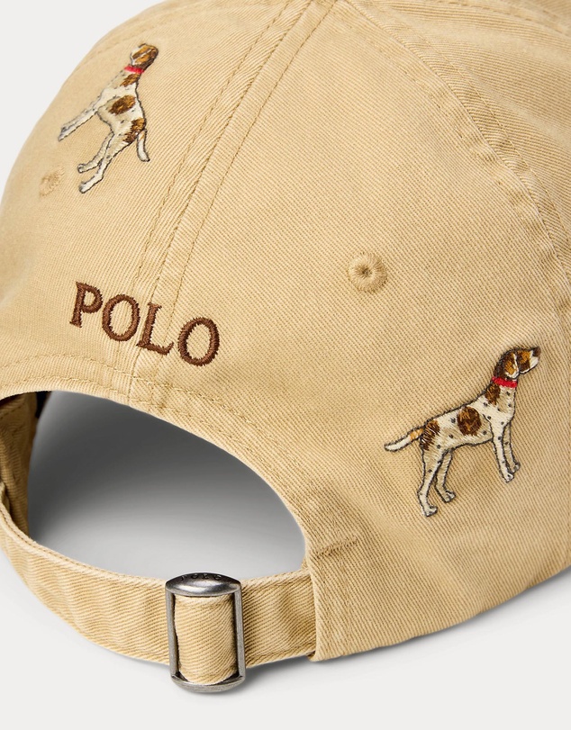 Polo Ralph Lauren - Dog-Embroidered Twill Ball Cap