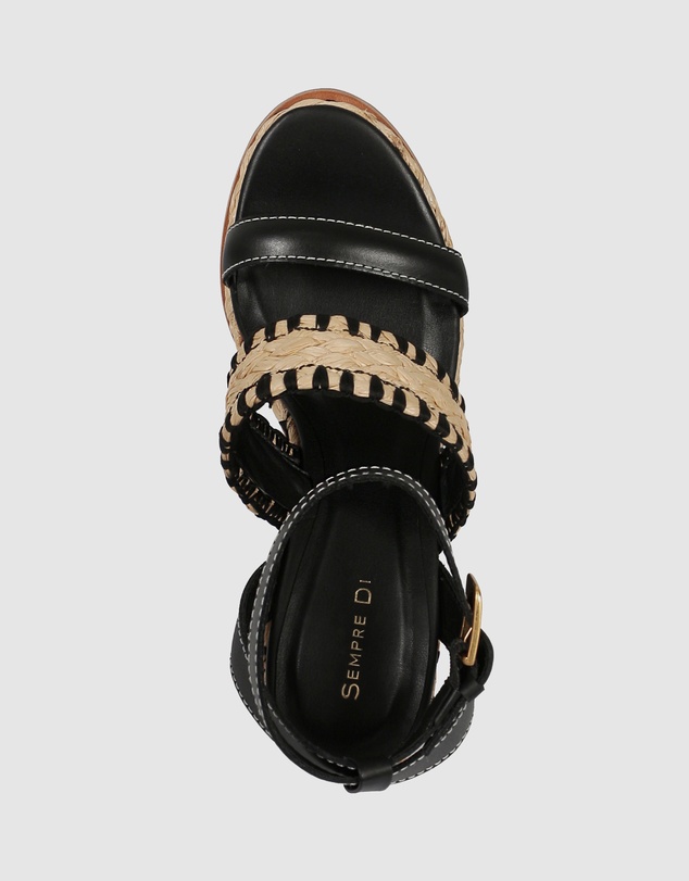Sempre Di - Bianca Wedge Sandals