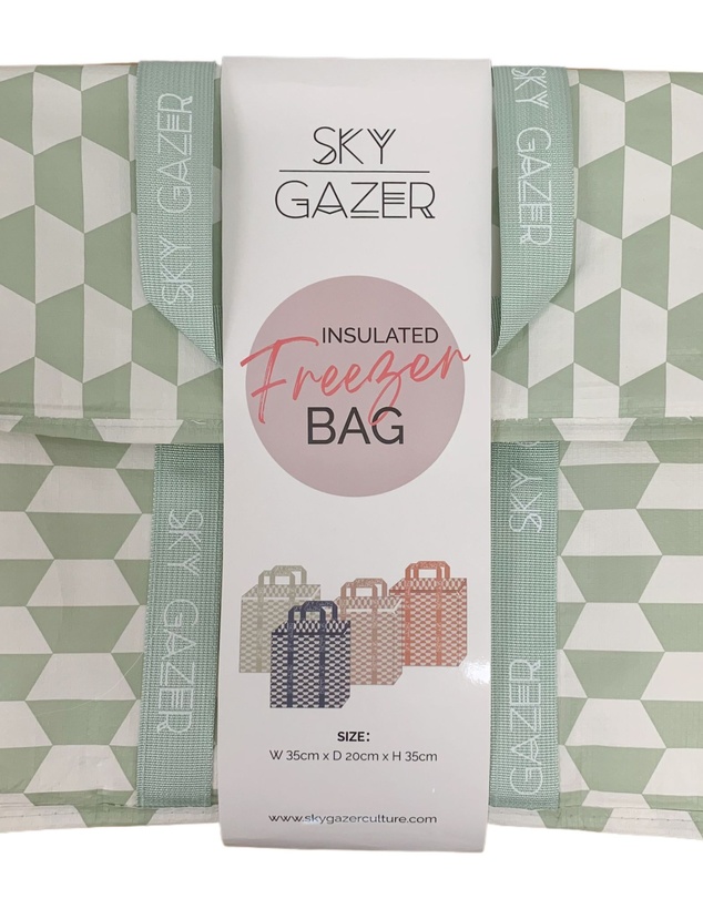 Sky Gazer - Insulated Freezer Shopping Bag - Green