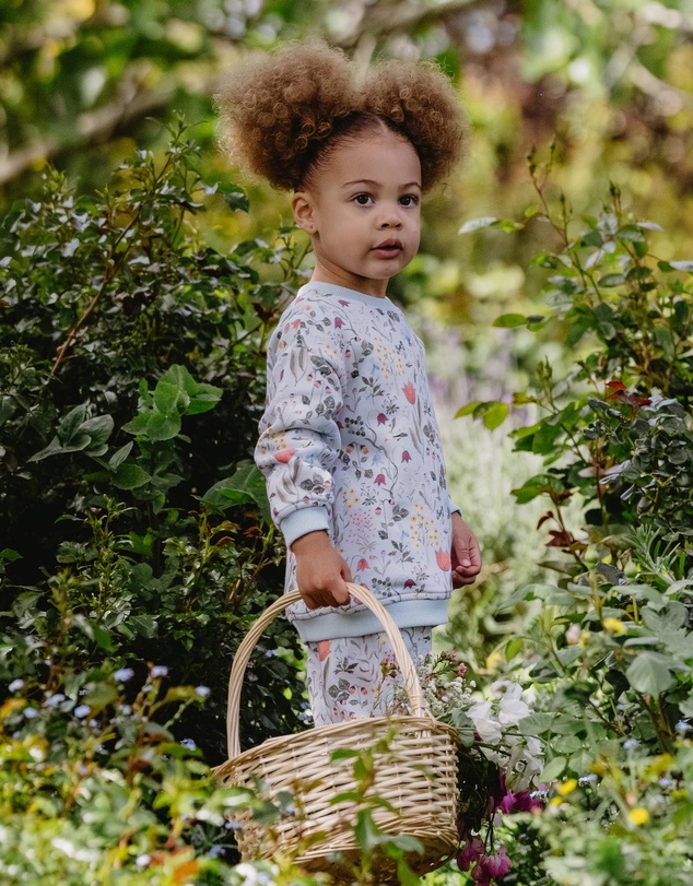 Fox & Finch - Botanica Print Sweatshirt - Babies