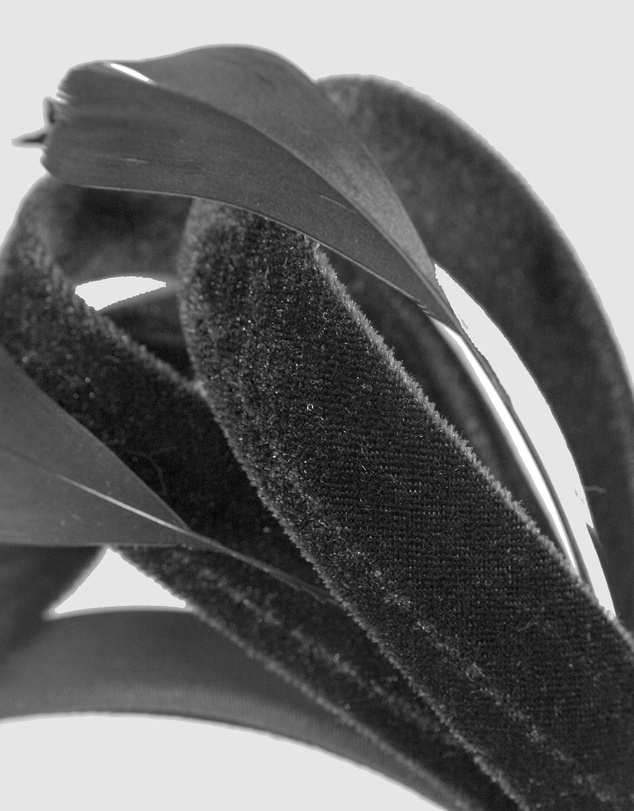 Max Alexander - Large Black Velvet Bow Racing Fascinator