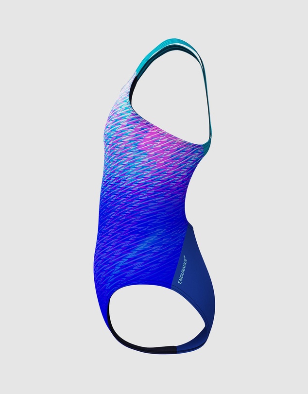 Speedo - Print Powerback Swimsuit - Kids-Teens