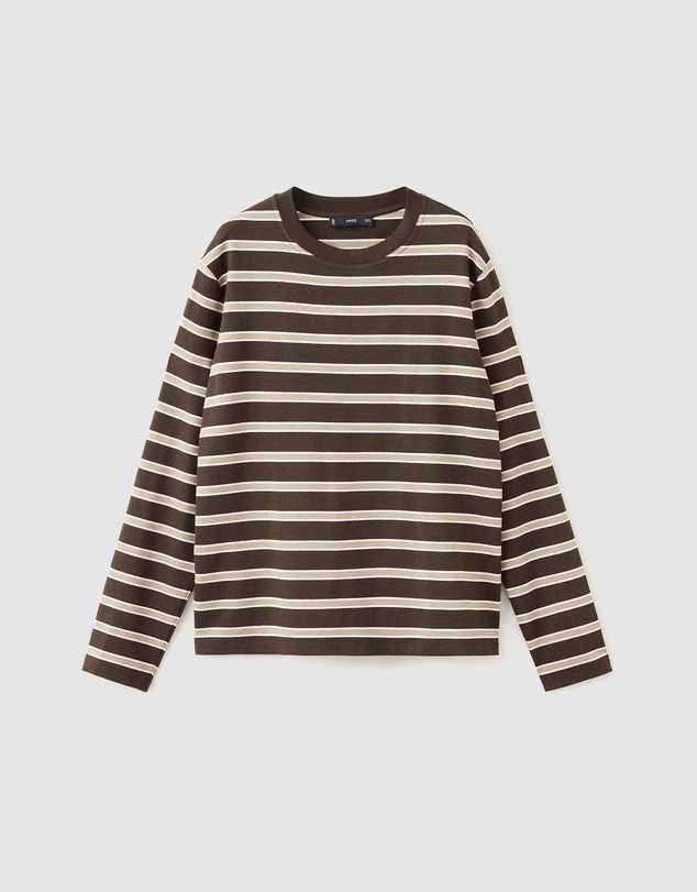 M.N.G - Long-Sleeved Striped T-Shirt