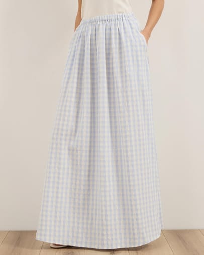 Blue & White Gingham