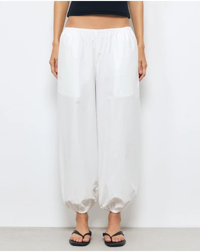 AERE - Tori Cuffed Barrel Pants