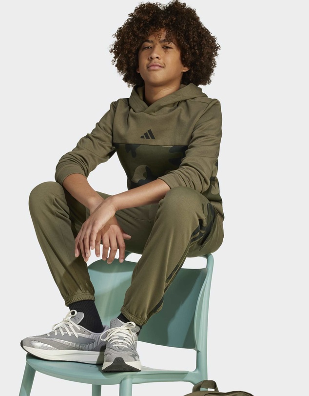 adidas Sportswear - Seasonal Essentials Camo Fleece Hoodie Kids
